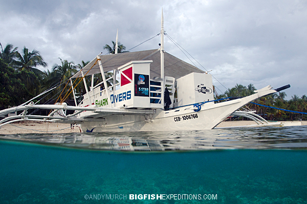 Banka Dive Boat, Malapascua, Philippines.